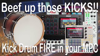 Akai MPC Tutorial. Make WEAK kicks sound FAT in the MPC Standalone.