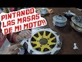 DESARMANDO Y PINTANDO LAS MASAS DE MI MOTO!!|PERREMOTOVLOG