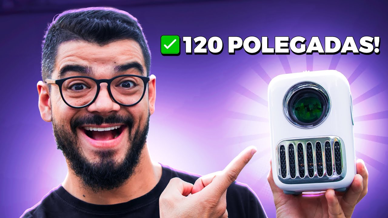 120 Polegadas 120 POLEGADAS, ÓTIMA IMAGEM e ANDROID NESTE PROJETOR WANBO T2R MAX ...
