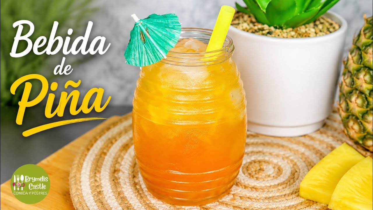¡Cómo preparar bebida de piña fermentada con solo 5 ingredientes! - YouTube