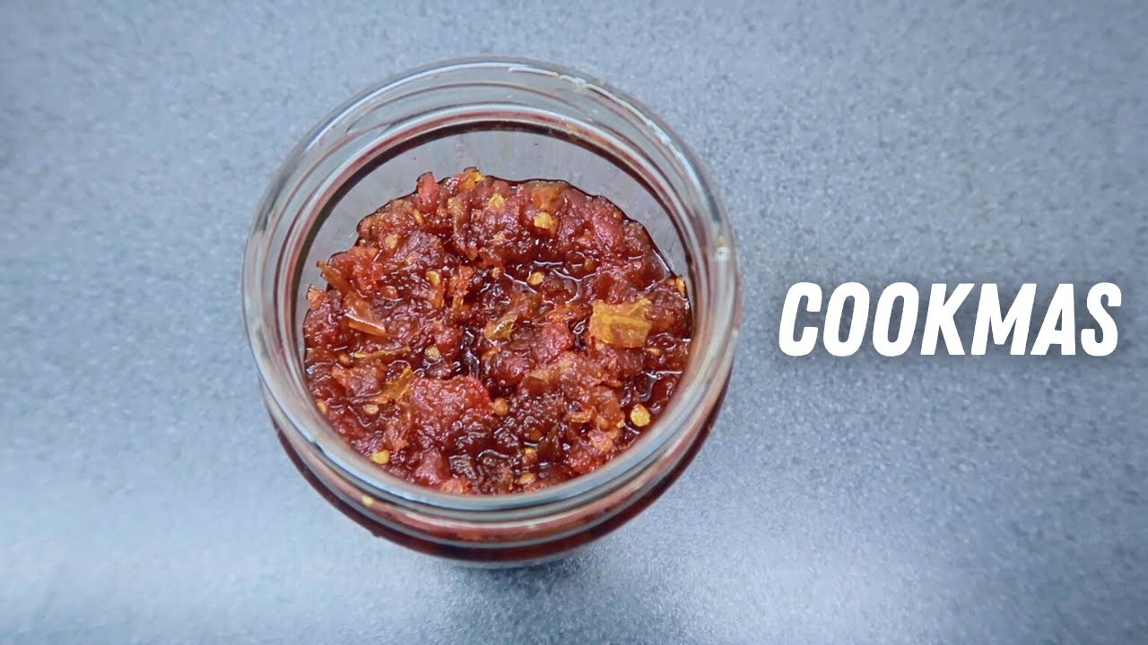 Homemade zoete Surinaamse TOMATEN SAMBAL met Madame Jeanette pepers - moeders recept - CookMas 11/31