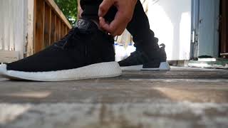 nmd r2 black future harvest