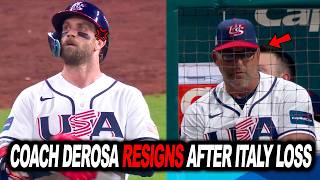 LATEST NEWS! Mark DeRosa Resigns as Team USA Manager! Bryce Harper Furious Over Coach’s Statement
