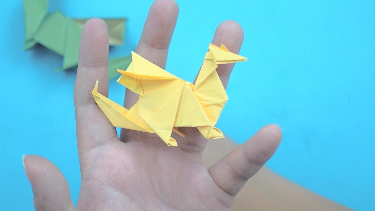 Origami Tutorial - Saint George's Dragon by Oriol Esteve