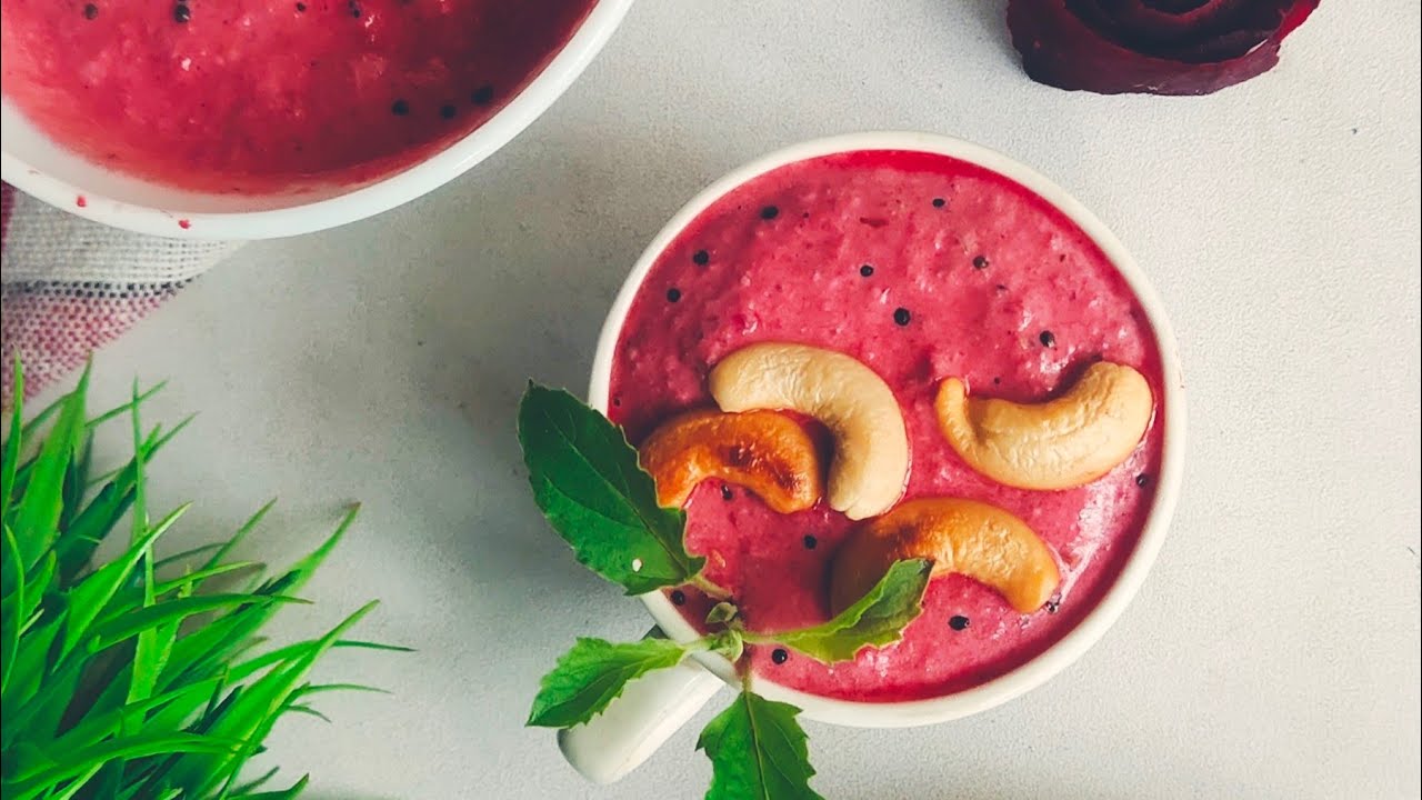 Beetroot pachadi l Beetroot Dip l Beetroot Raita