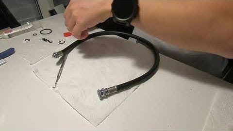 How to service your BCD hose #divingbuddycom
