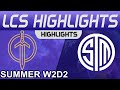 GG vs TSM Highlights LCS Summer Season 2022 W2D2 Golden Guardians vs Team SoloMid by Onivia