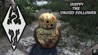 Snippy- Droid Follower Follower Mod- Xbox Modded Skyrim Mod Showcase