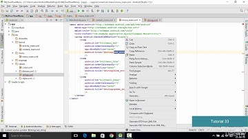 Creating Overflow Menu