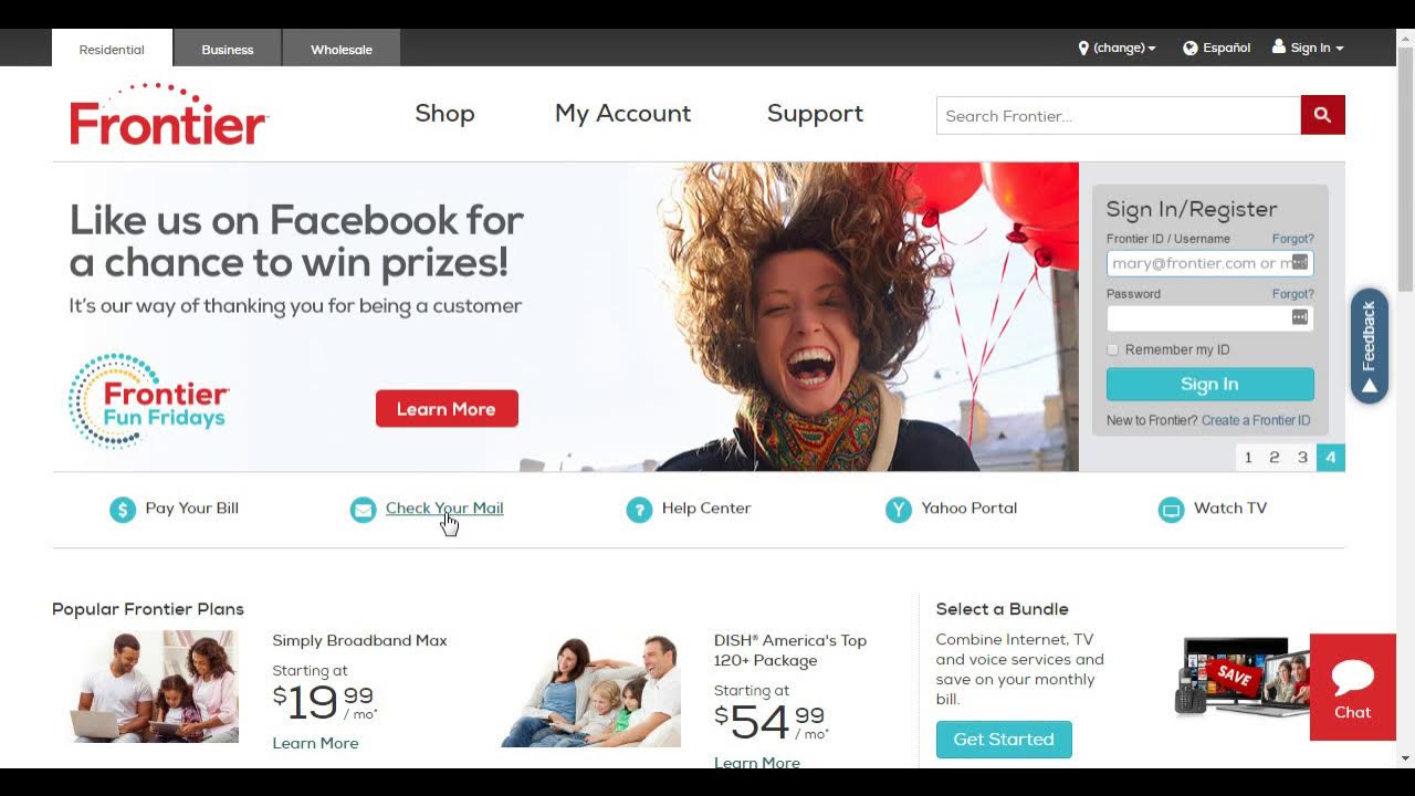 Frontier Mail Login Steps Tutorial YouTube