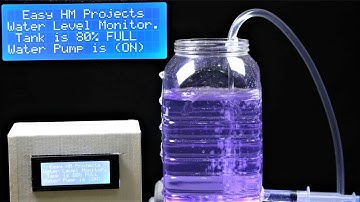 DIY Automatic WATER LEVEL MONITOR System using Arduino (With CODE)