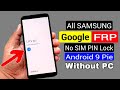 Samsung J6/J6+/J8/A6/A6+ FRP Reset/Google Account Bypass |ANDROID 9 Without PC