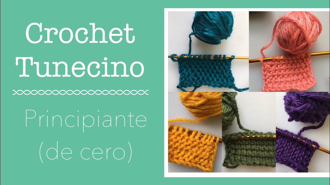 Crochet Tunecino Para Principiantes (de cero)