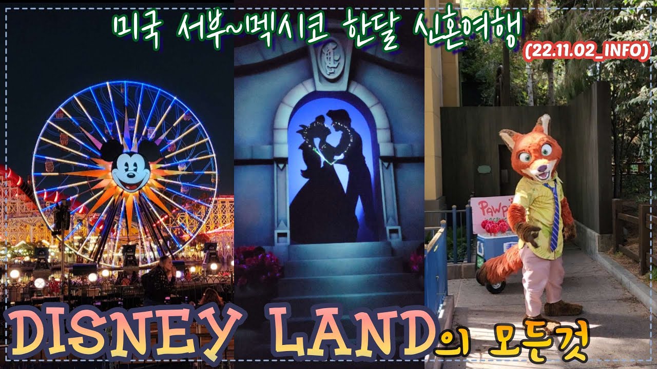 ✈️신혼여행_미국_02INFO✈️LA 디즈니 랜드 티켓구입│ 예약방법│ 지니플러스 사용방법│어드벤처까지-!