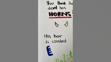 You Think The Devil Has Horns Anime Artlyrics 