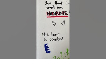 Thumbnail of You think the devil has horns? 👹#anime #artlyrics