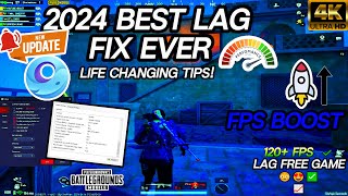 🔧How To Boost FPS, FIX Lag And FPS Drops In PUBG Mobile In Gameloop Emulator 2024📈✅| Best Settings
