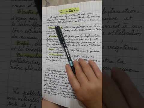      تعبير كتابي عن التلوث