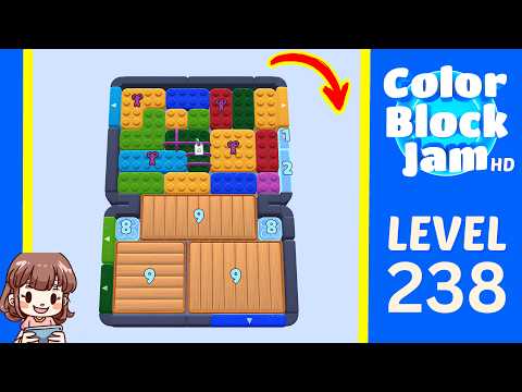 Color Block Jam Level 238 walkthrough video preview