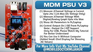 Watch Full Video Before Buying | MDM PSU V3 | Added Some New Features @MobileDoctorMIJANUR