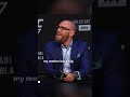 Conor McGregor got emotional when this reporter read a quote of his in 2013 about his goals #shorts