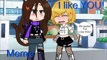 [Me gustas TU!//meme//gacha club//Zoe x Clara 🤍💜//Not OG//lean desc 🫡]