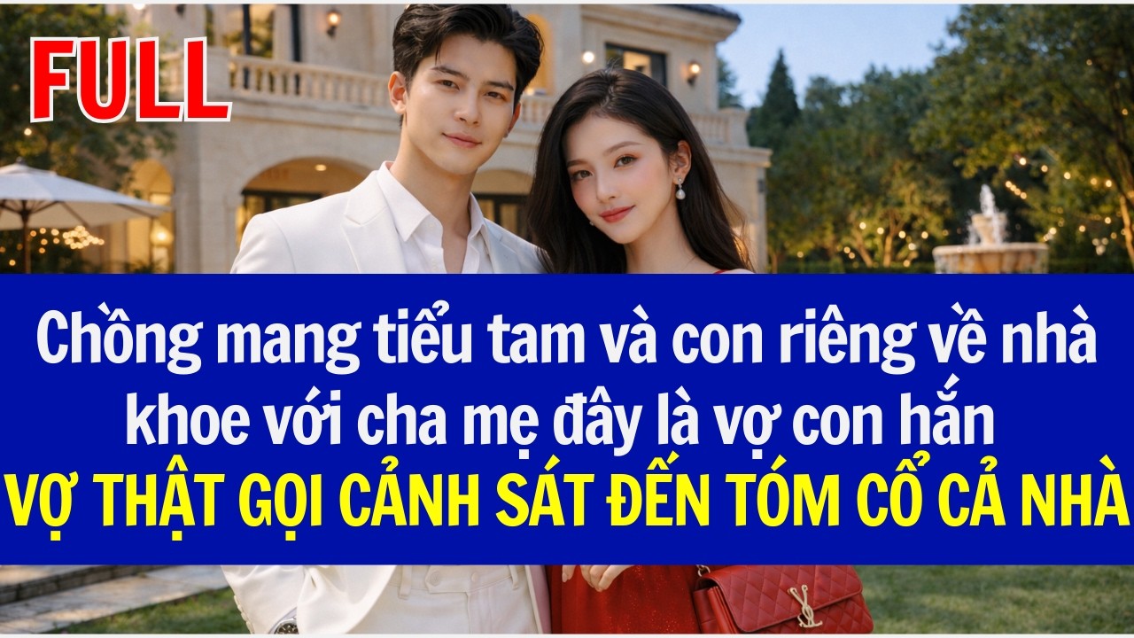 Chồng mang tiểu tam và con riêng về nhà khoe với cha mẹ, TÔI GỌI CẢNH SÁT ĐẾN TÓM CỔ CẢ NHÀ