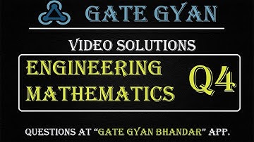 BARC-2020 | Most Important Question | Mathematics Q-4 | GATE Gyan Bhandar App.| GATE  GYAN