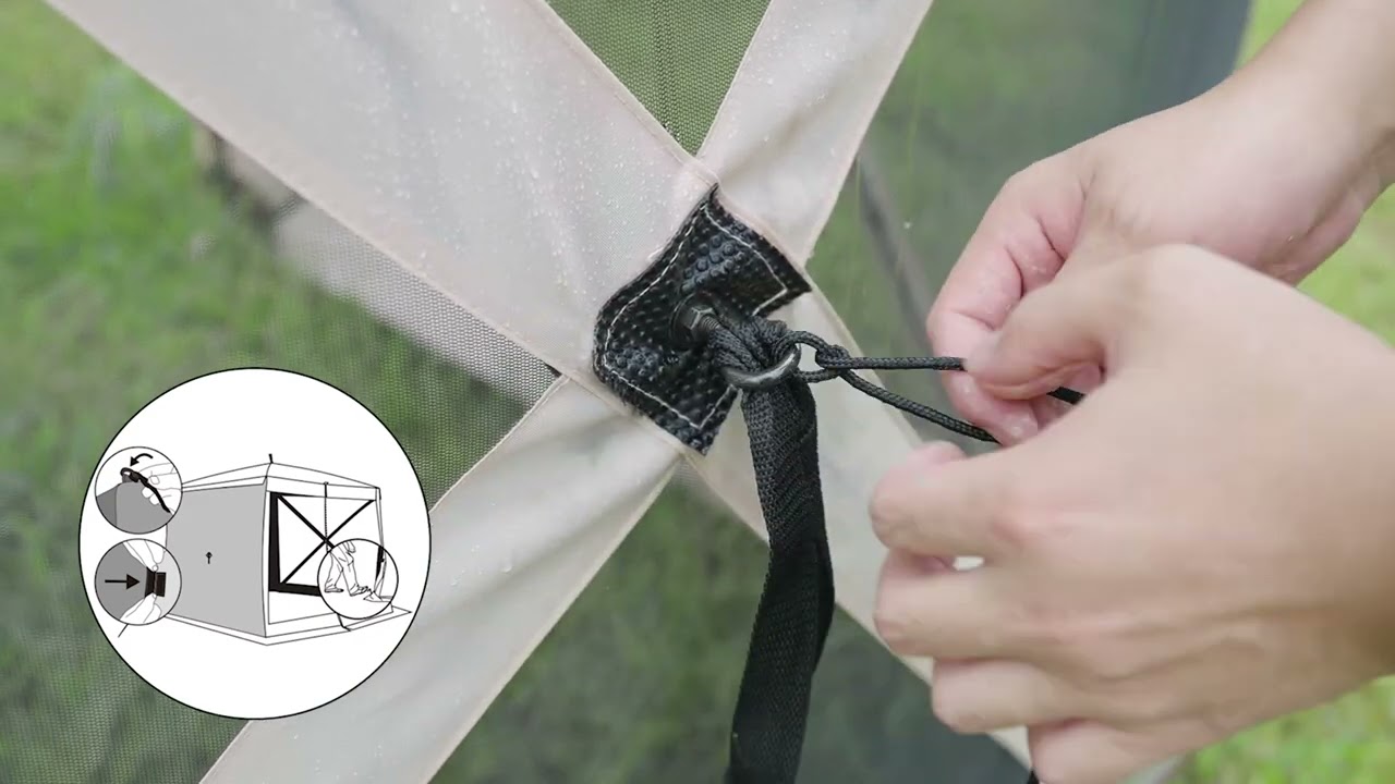 Wild Land Hub Screen House 400 Set Up