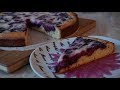 ПИРОГ  С ЧЕРНИКОЙ и сметанной заливкой/Blueberry pie