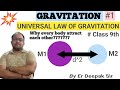 #Gravitation and universal law of gravitation Class 9 