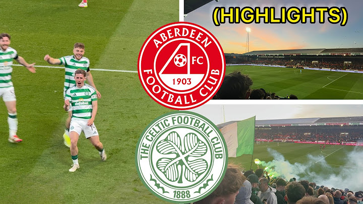 CRAZY AWAY DAY !! ABERDEEN V CELTIC 1-5 (HIGHLIGHTS) !!!