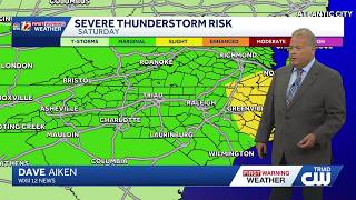 Severe Storm Risks this weekend. Heat & Humidity Increasing