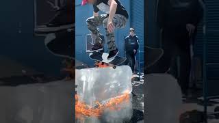 Ollie ice fire wall #shorts