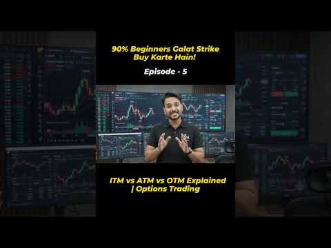 90% Beginners Galat Strike Buy Karte Hain! | ITM vs ATM vs OTM Explained | Options Trading Ep 5