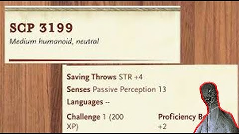 how to SCP in DND||3199 DND monster