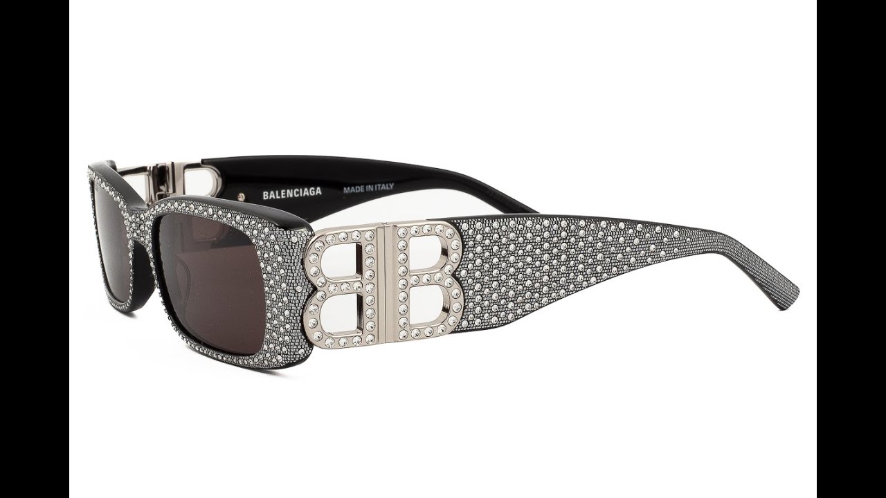 サングラス BALENCIAGA Occhiali Da Sole BALENCIAGA Occhiali da sole BB0096S 013 Strass Limited