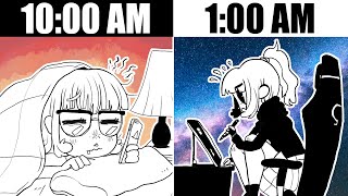 DRAW MY DAY (A Day in the Life of a Freelance Artist)