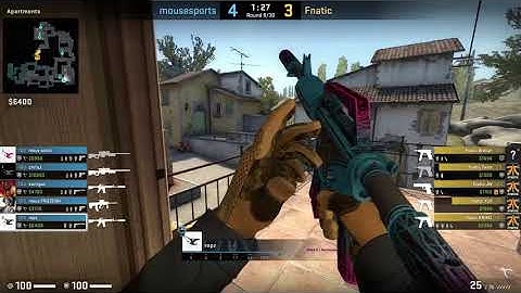 CS:GO POV Demo Mousesports ropz (36/21) vs Fnatic (de_inferno)