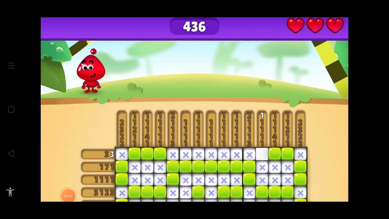 Nono Crossing Level 436 Picture Nonogram - YouTube