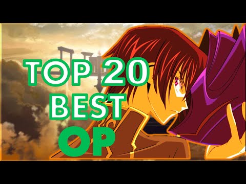 Top 20 melhores ABERTURAS dos ANIMES de TODOS OS TEMPOS em JAPONÊS