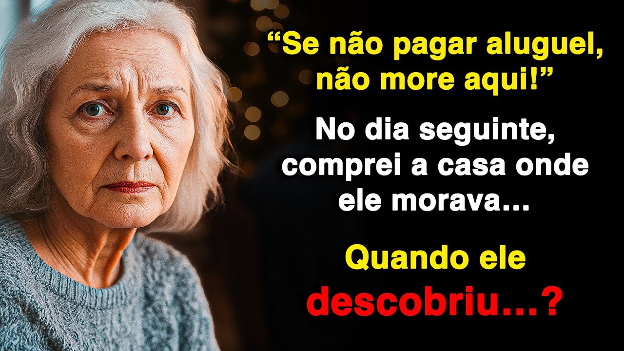 Meu filho me expulsou de casa: “Sem pagar aluguel, rua!” No dia seguinte, comprei a casa!