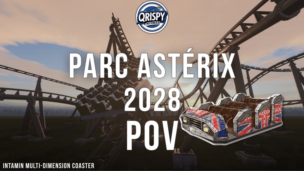 Parc Astérix’s 2028 Multi-Dimensional Coaster REVEALED! (Drone + POV Footage)