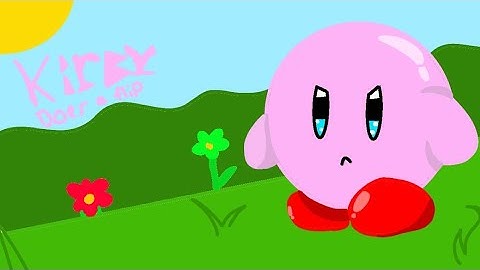 Kirby does a flip
