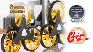 The UpCart Goes Upstairs and Over Curbs! | UpCart Stair Climbing Carts