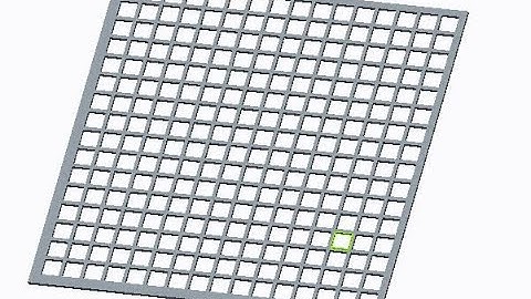 Mesh Patterning using Creo PTC