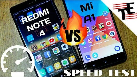 Xiaomi Mi A1 vs Redmi Note 4 Speed Test | MIUI vs Stock Android | TechEver