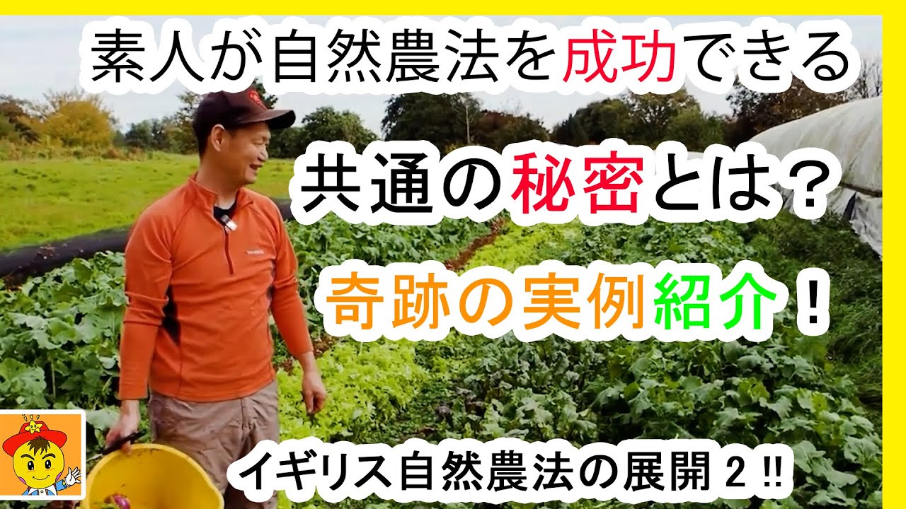 【自然栽培198】なぜ素人でも、自然農法が成功するのか？秘密は！広がる自然農法！イギリス編！
