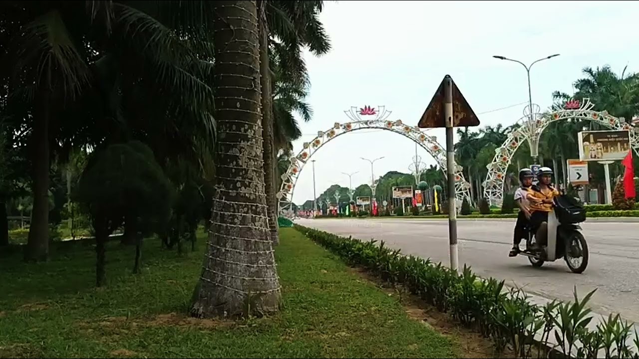 Bustling Scene on the Main Road