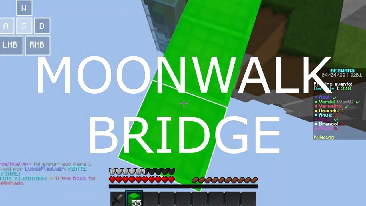 Rushando De Moonwalk Bridge No Bedwars Do Hylex